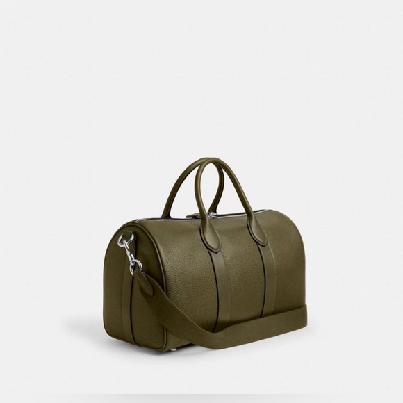Coach Handbags - Coach Compass 35 Olive Green Leather Bag